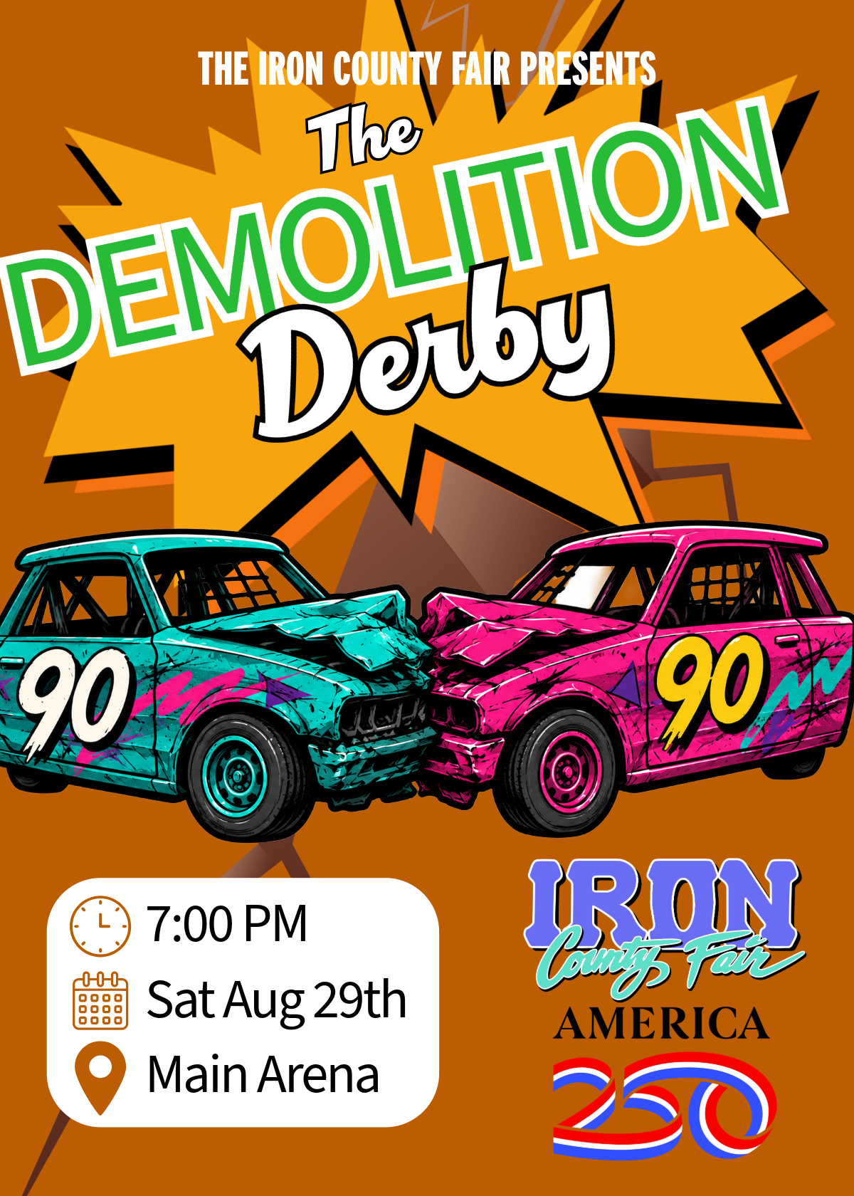 Iron County Fair - Demolition Derby 2026